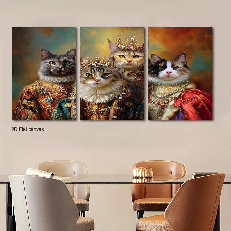 Canvas Wrap Ready - 3 peças de arte de parede