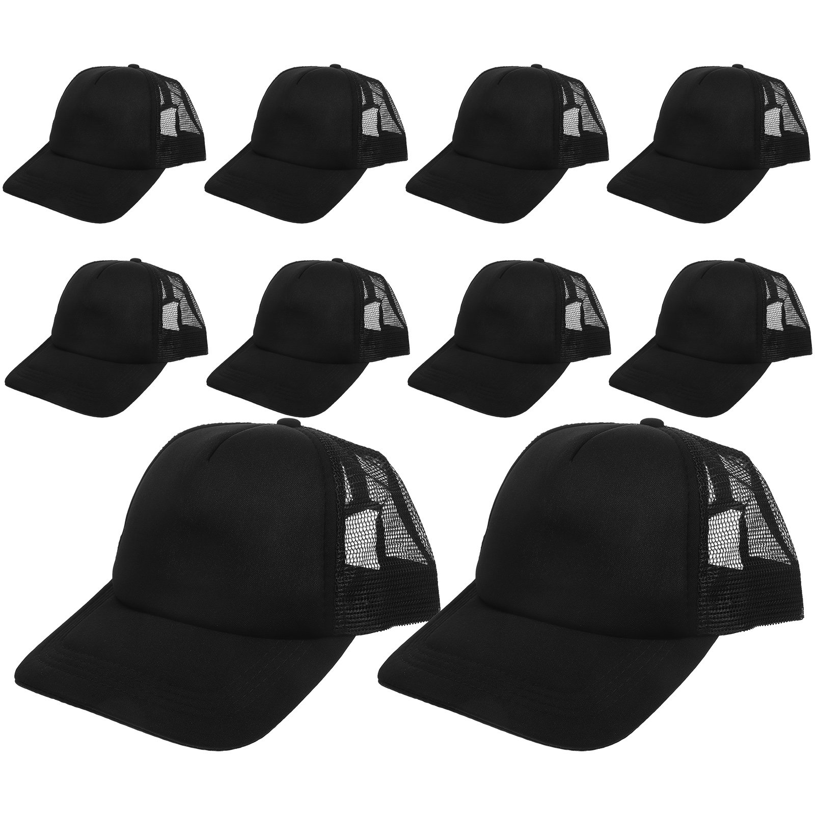 Hat Sublimation Blank - 10 Bonés de Beisebol em Malha