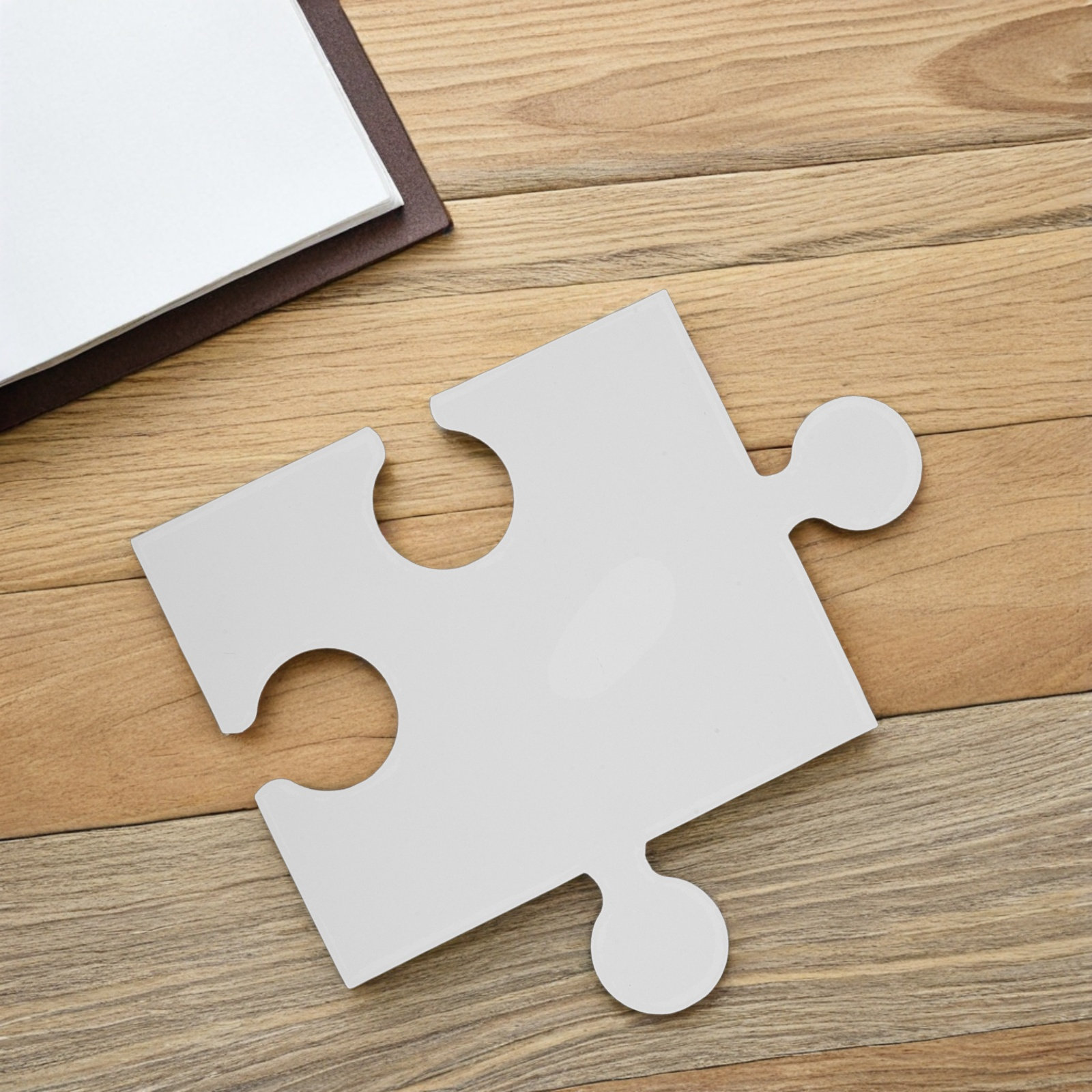 Puzzle Blank White - 60 Peças Grandes de Quebra-Cabeça em