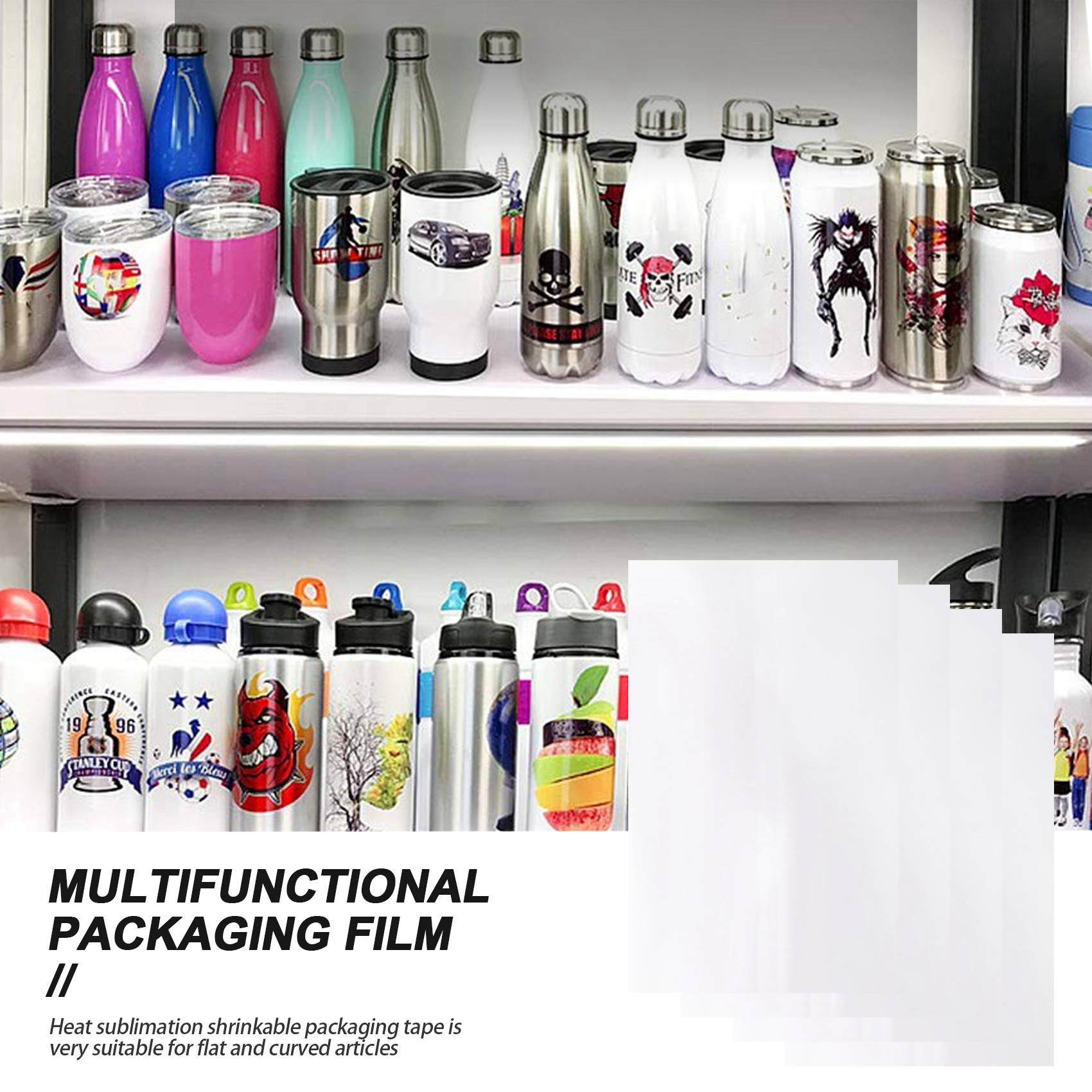 Sublimation Mug White - -FTGT 30 peças de filme retrátil