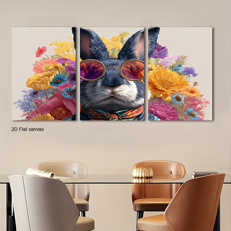 Canvas Wrap Ready - Conjunto de 3 Telas Sem Moldura