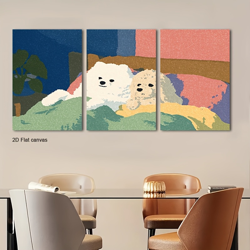 Canvas Wrap Ready - Conjunto de 3 Telas Sem Moldura