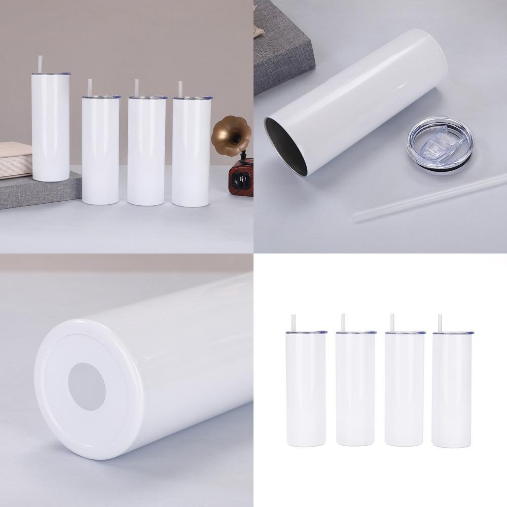Sublimation Mug White - Copo reto de 20 onças, aço