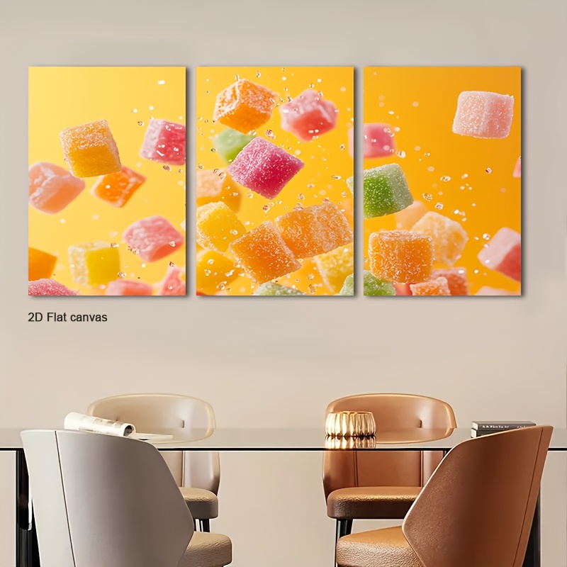 Conjunto de 3 Telas Sem Moldur - Canvas Wrap Ready avaliação e preço