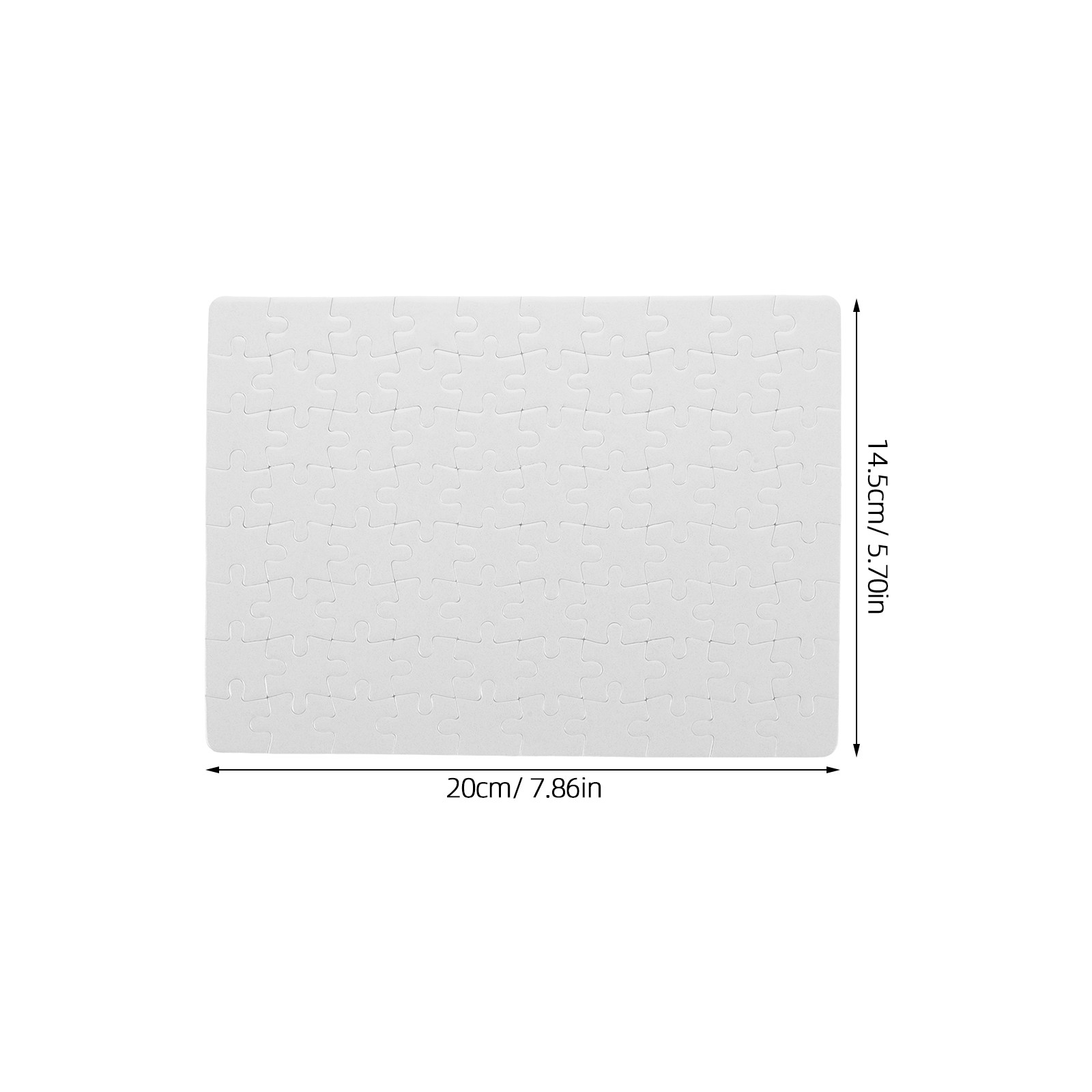 4 Folhas de Quebra-Cabeças Bra - Puzzle Blank White avaliação e preço