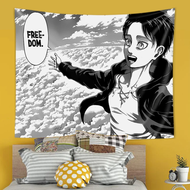 Eren yeager liberdade mangá ca - Canvas Wrap Ready avaliação e preço