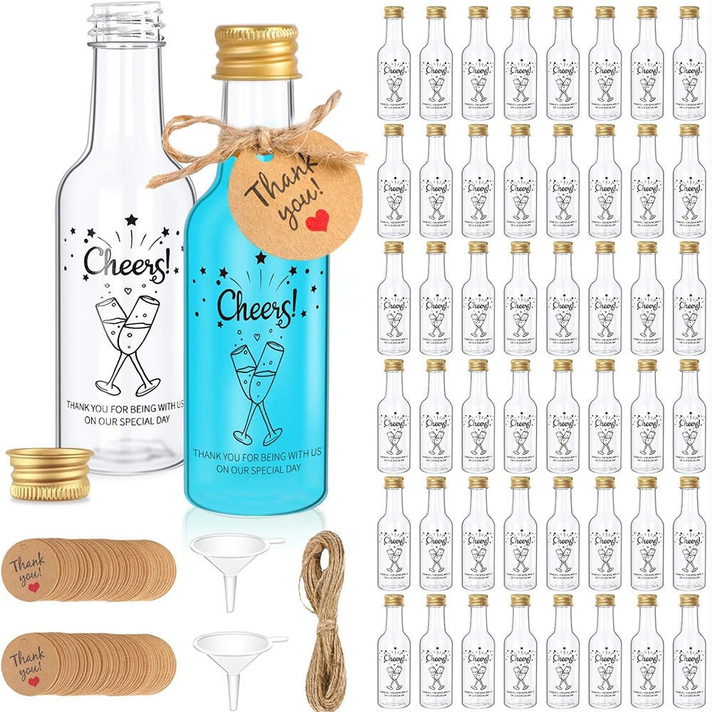 Pacote com 50 Mini Garrafas de - Water Bottle Blank avaliação e preço