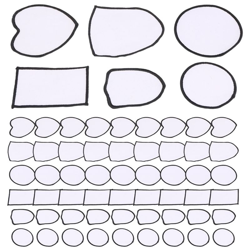 60 Peças de Patches em Branco  - Hat Sublimation Blank avaliação e preço