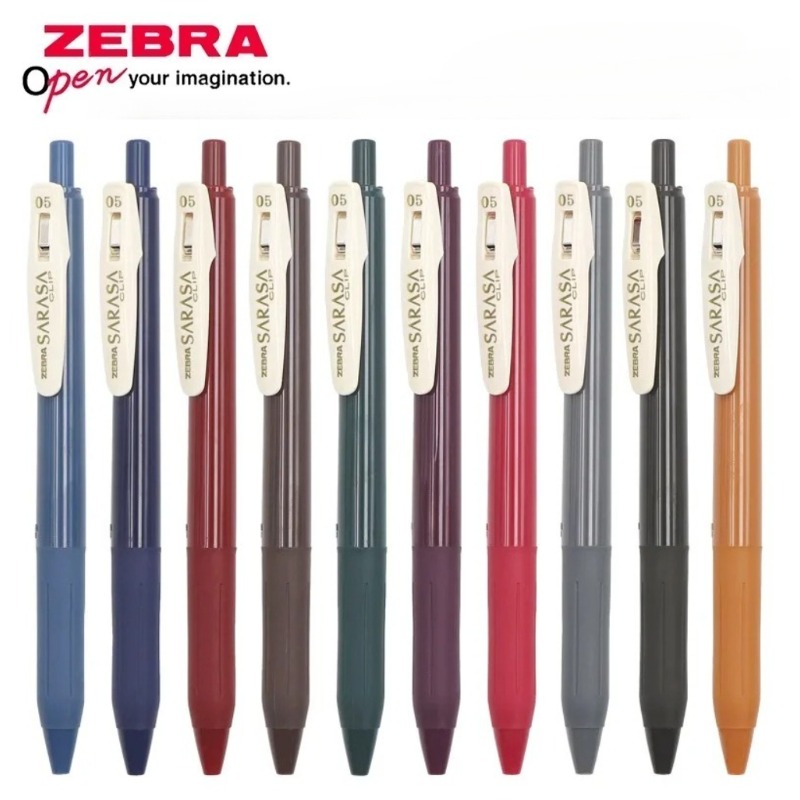 Canetas de gel retrô japonesas - Zebra Pen Sarasa avaliação e preço