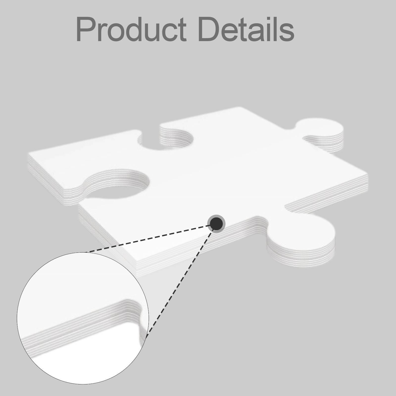 Quebra-Cabeças em Cartão Branc - Puzzle Blank White avaliação e preço